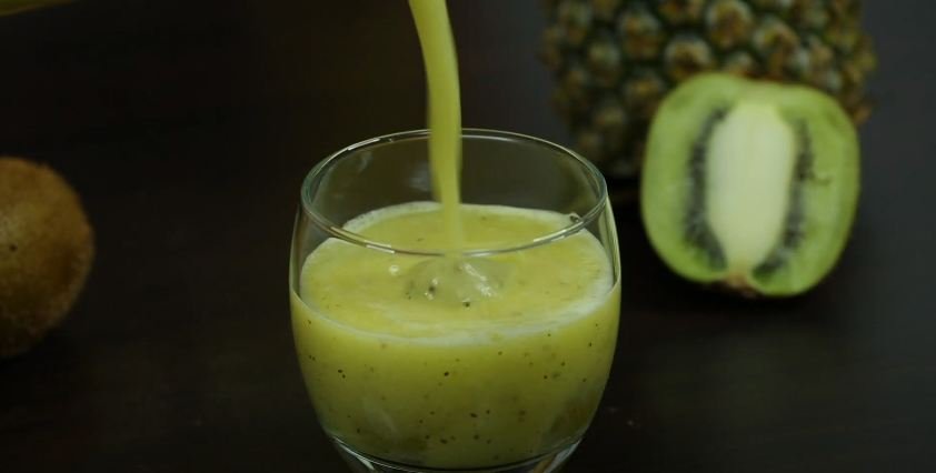 100% All Natural Kiwi Pineapple Juice From Recipe to Cook