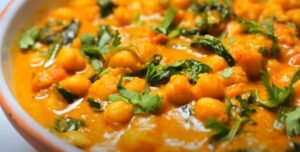 Chickpea-and-spinach-curry