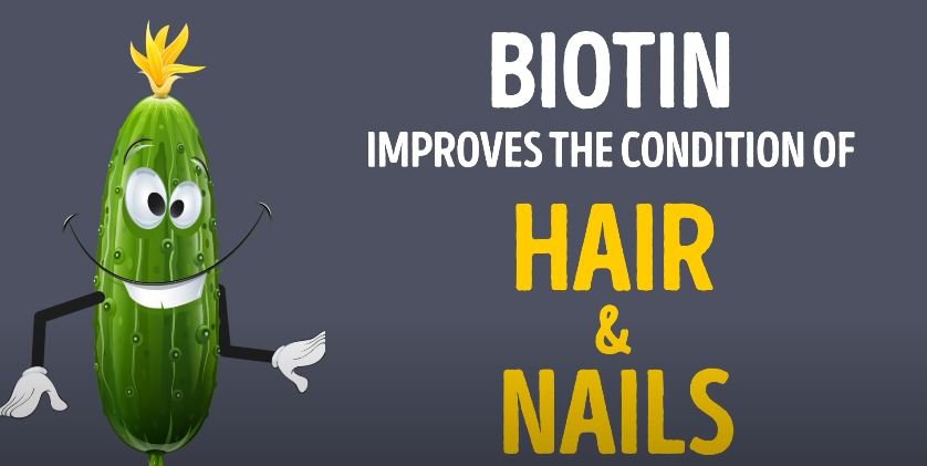 biotin improves hair and nail