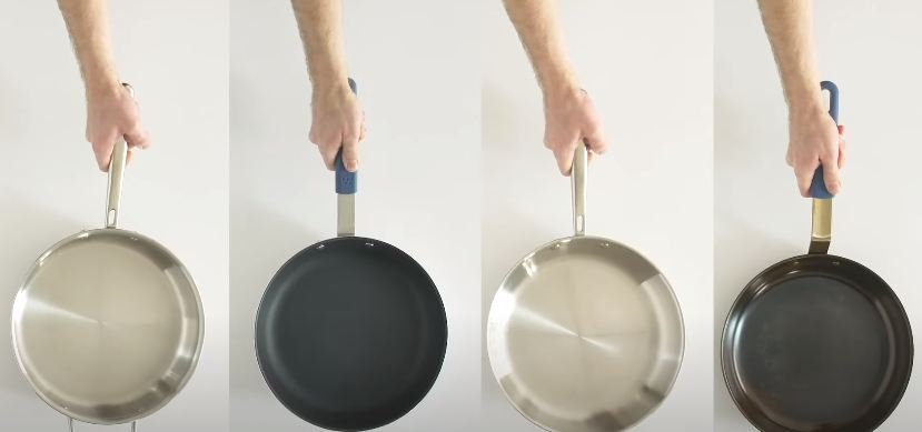 different pans available