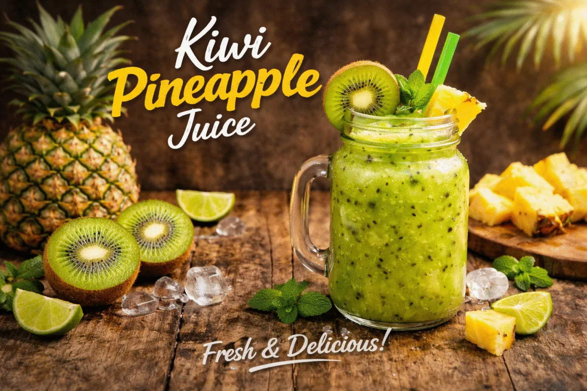 kiwi-pineapple-juice-for-summer-refreshment